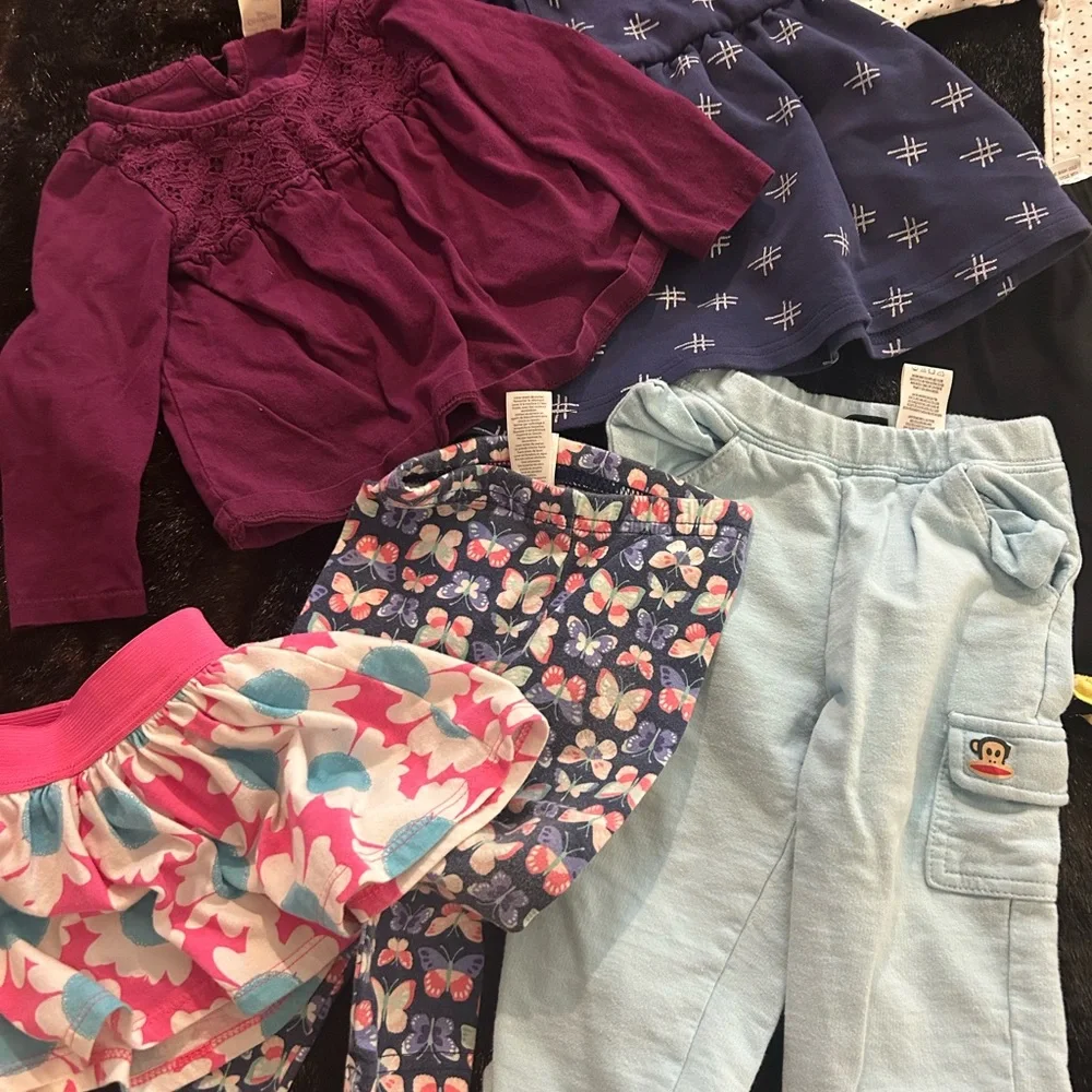 👶🎀 Baby Girl NAME BRAND BUNDLE – 14 Pieces – 6M to 2T (Mostly 12M!)